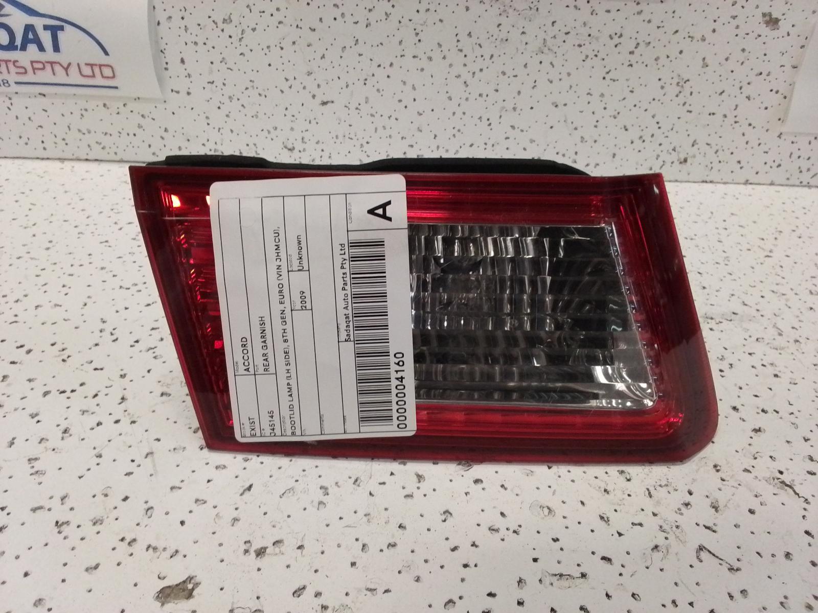 View Auto part Rear Garnish Honda Accord 2009