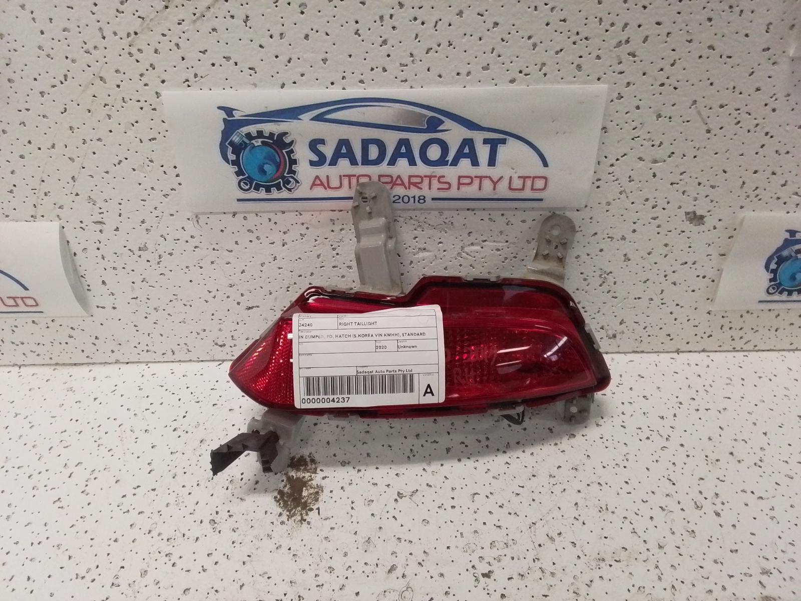 View Auto part Right Taillight Hyundai I30 2020