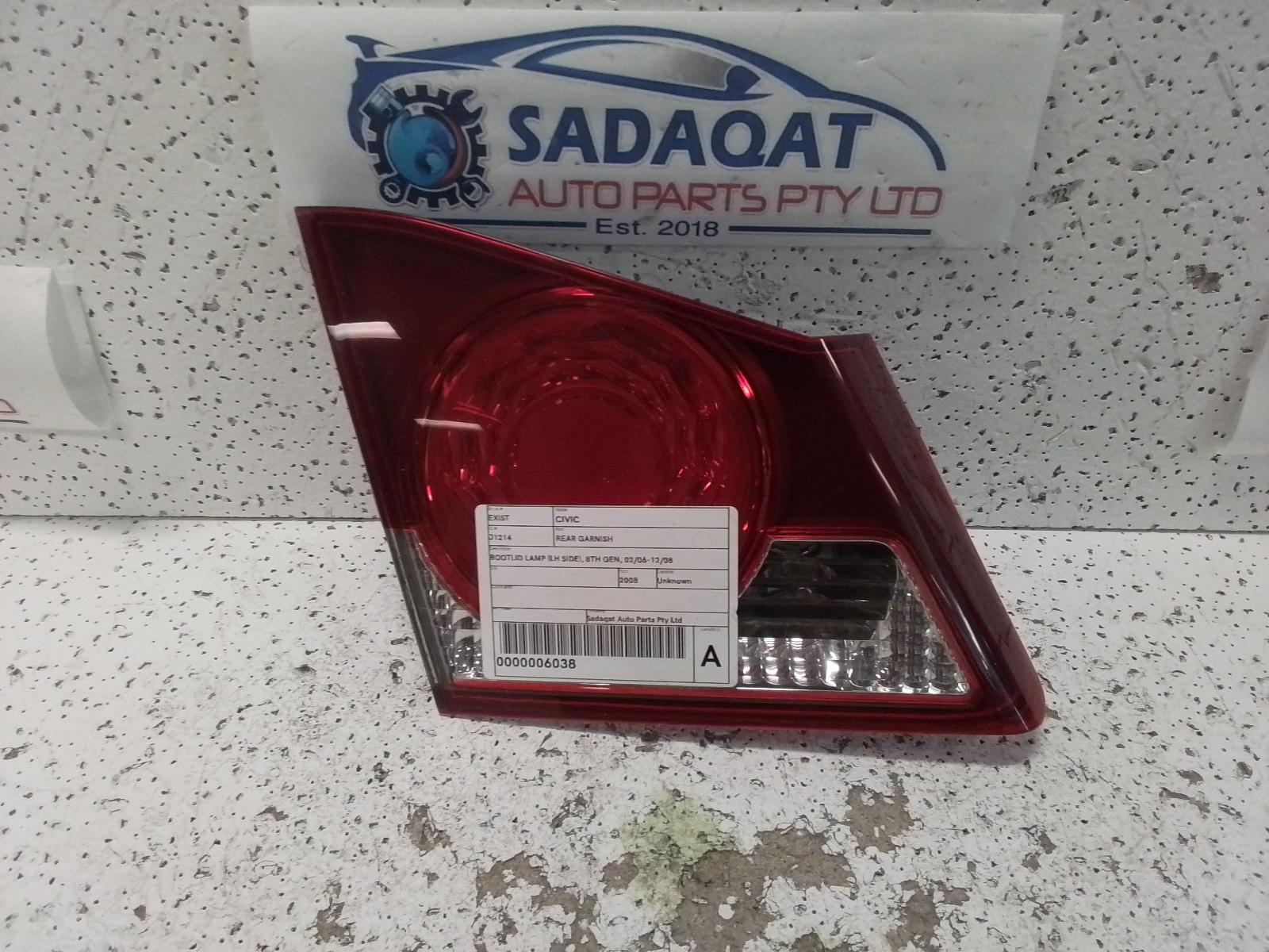 View Auto part Rear Garnish Honda Civic 2008