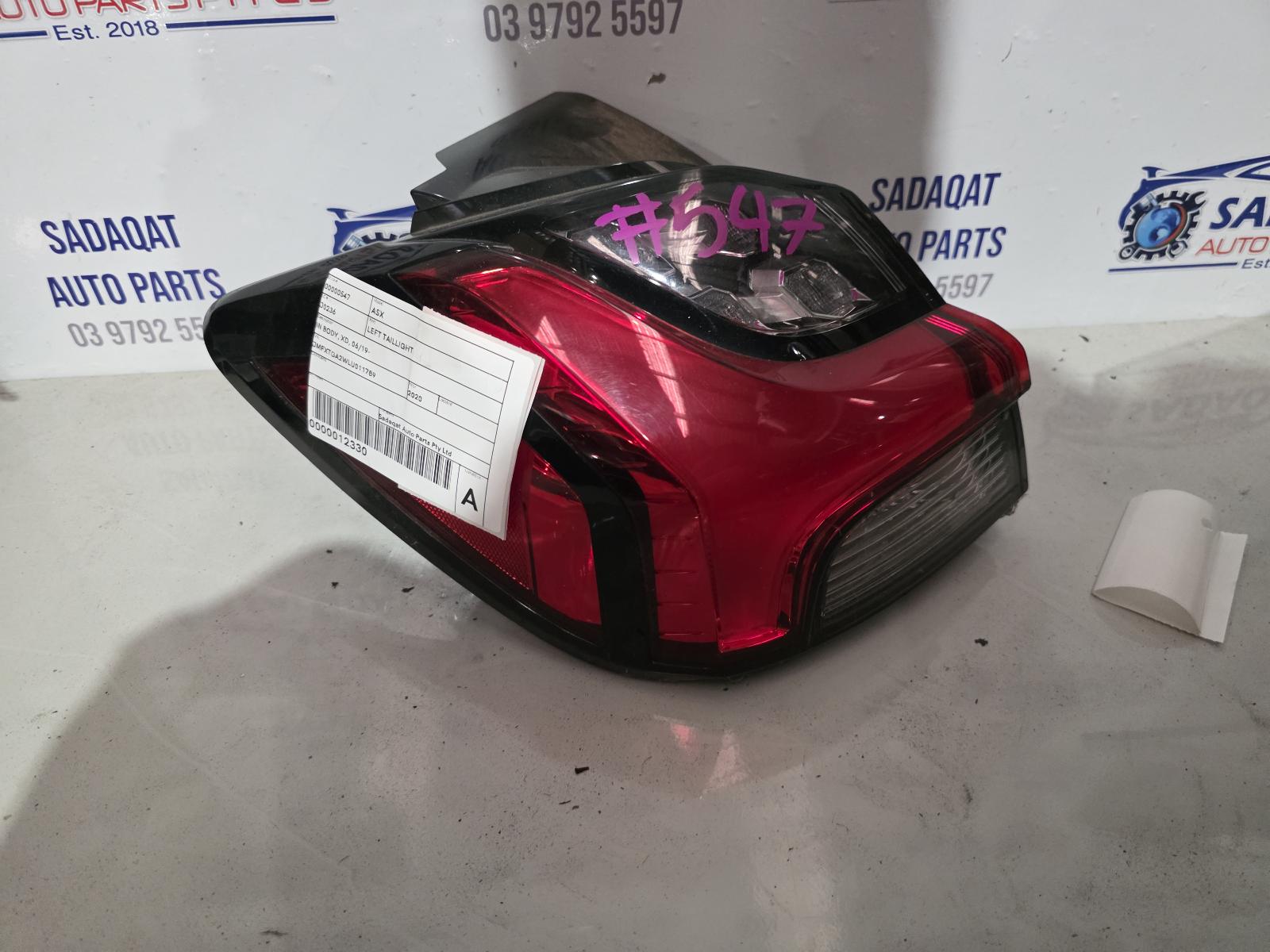 2020 Mitsubishi Asx Left Taillight View Auto part Left Taillight Mitsubishi Asx 2020