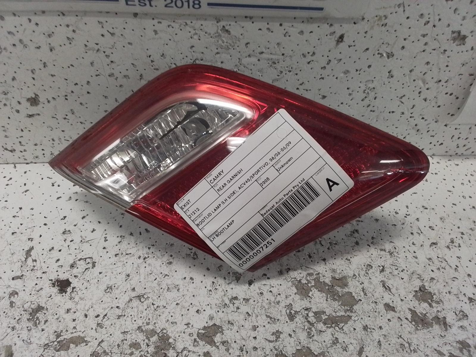 View Auto part Rear Garnish Toyota Camry 2008