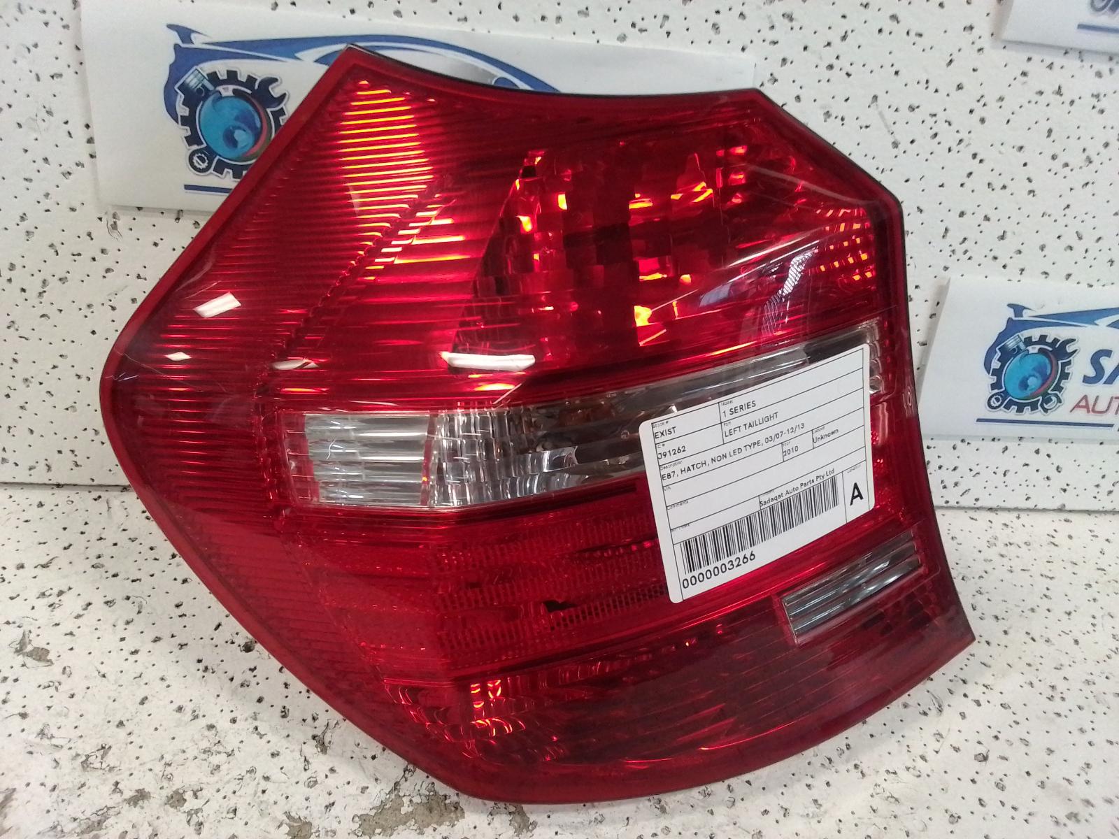 2010 Bmw 1 Series Left Taillight View Auto part Left Taillight Bmw 1 Series 2010