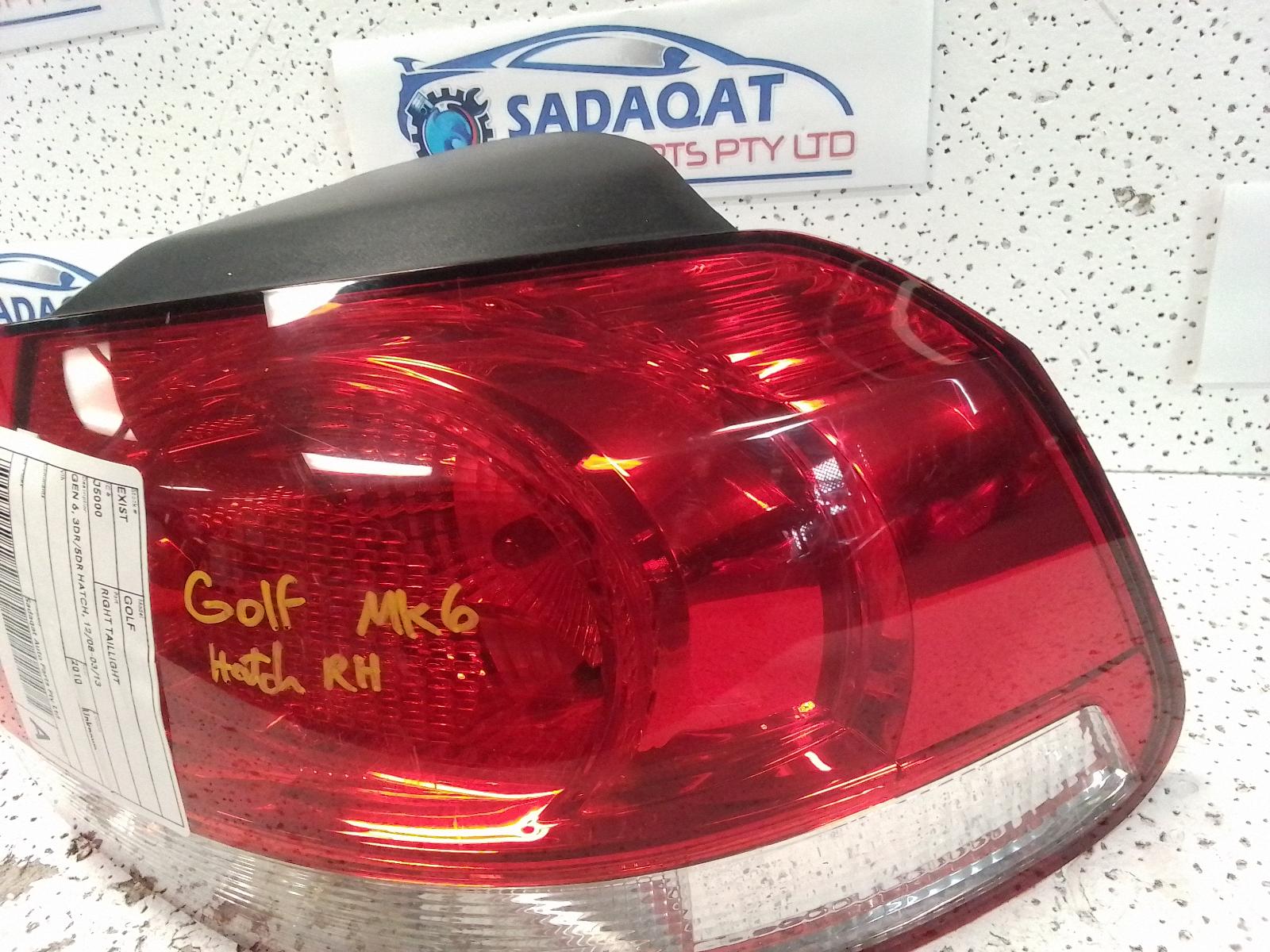 View Auto part Right Taillight Volkswagen Golf 2010