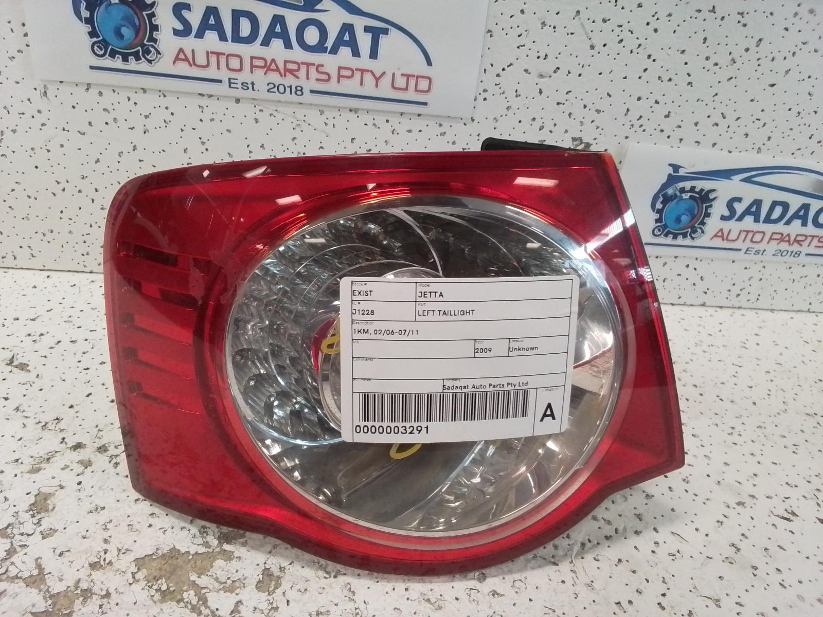 View Auto part Left Taillight Volkswagen Jetta 2009